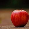 Red Apple Fruit On Surface paint by numbers