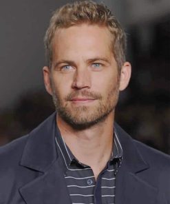 American Actor Paul Walker paint by numbers