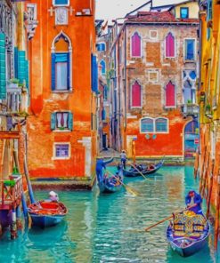 Beautiful Cities In Italy paintby numbers