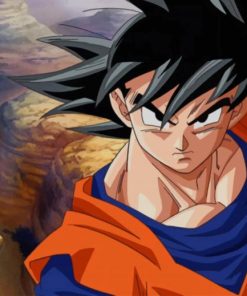 Goku Dragon Ball Z paint by numbers