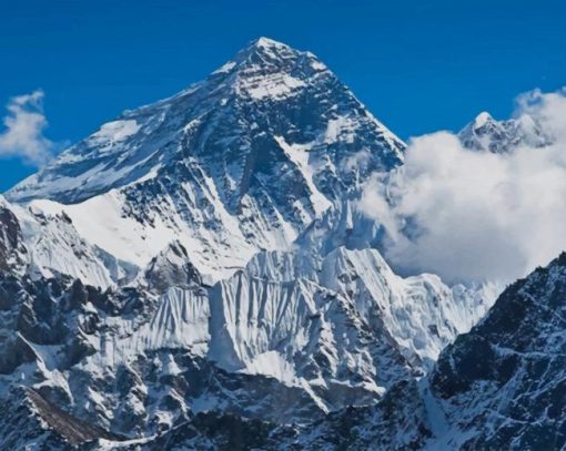 Mount Everest paint by numbers