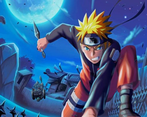 Naruto The Most Powerful paint by numbers