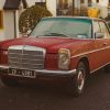 Old Red Mercedes Benz Car paint by numbers