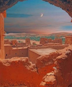 Ouarzazate Morocco paint by numbers