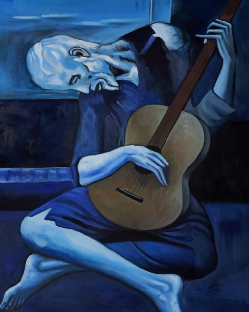 Pablo Picasso Old Guitarist paint by numbers