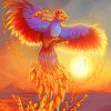 Phoenix Bird paint by numbers