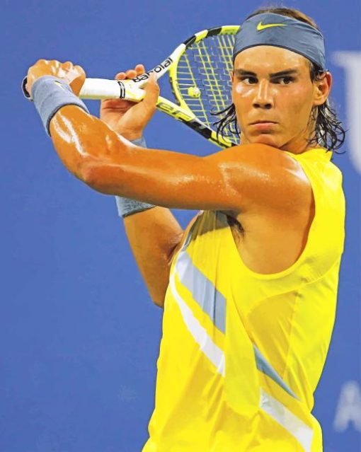 Rafael Nadal Grand Slam Championship paint by numbers