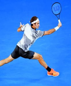 Roger Federer The Champion paint by numbers