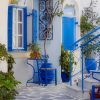 Santorini Greece paint by numbers