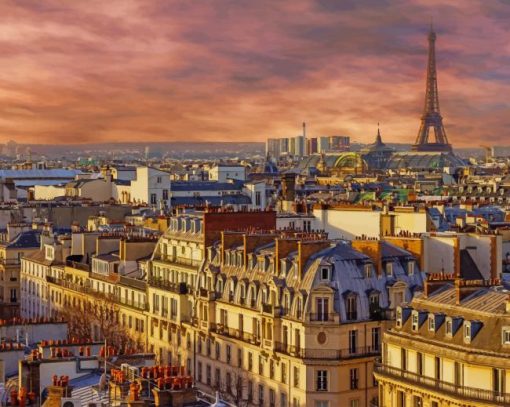 The Best Views In Paris France paint by numbers