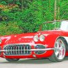 Corvette 61 Car paint by numbers