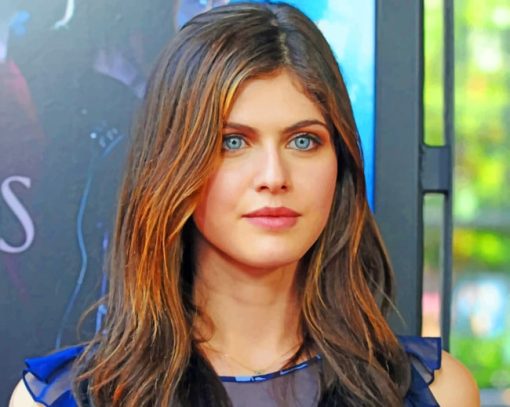 Alexandra Daddario Paint By Numbers