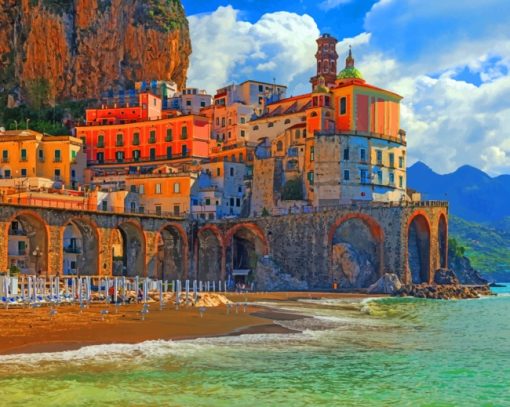 Amalfi Coast Paint By Numbers