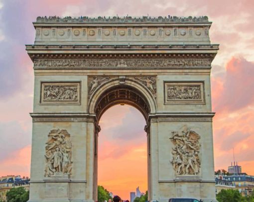 Arc De Triomphe In Paris