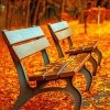 Autumn Benches Paint By Numbers