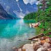 Banff National Park Canada paint by numbers