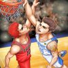 Basketball Sakuragi And Pingris Paint By Numbers