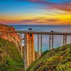 Bixby Creek Bridge paint by numbers