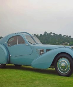 Bugatti Type Atlantic Coupe paint by numbers