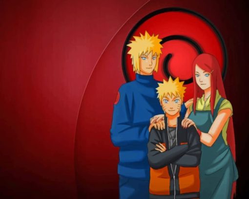 Boruto Family Members paint by numbers