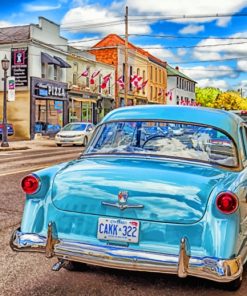 Canada Streets Car Paint By Numbers