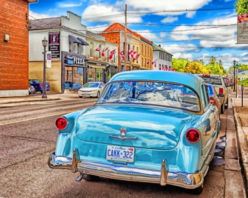 Canada Streets Car Paint By Numbers