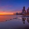 Chicago Sunset Paint By Numbers