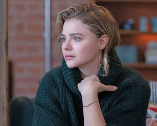 Chloe Grace Moretz Greta Hands Sweater paint by numbers