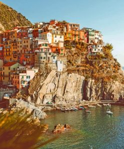 Italy Cinque Terre National Park paint by numbers