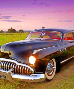 Classic Buick Roadmaster paint by numbers