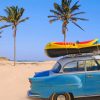 Cuba Beach With Vintage Car paint by numbers