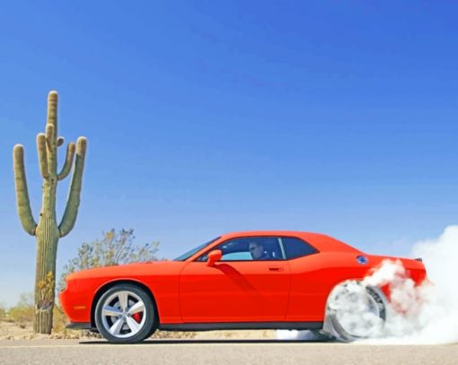 Dodge Challenger SRT8 Car paint by numbers