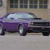 Purple Dodge Challenger TA Car paint by numbers