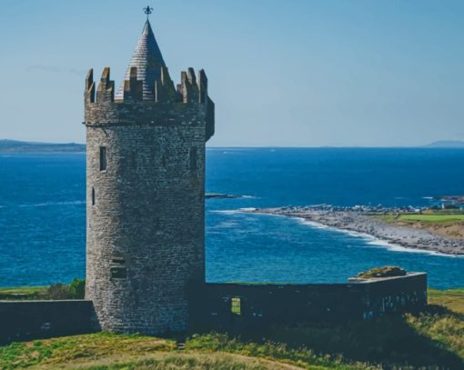 Doolin Tower In Ireland Paint By Numbers