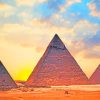 Egypt Giza Pyramids paint by numbers