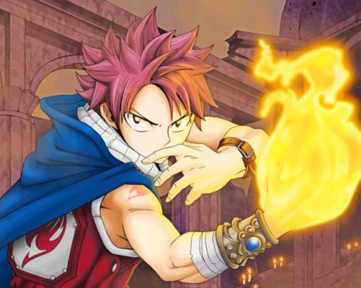 Fairy Tail Anime paint by numbers