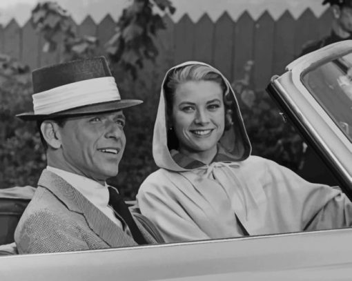 Frank Sinatra And Grace Kelly paint by numbers