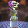 Glass Pot With Flowers paint by numbers