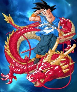 Goku In Dragon Ball GT paint by numbers