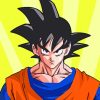 Goku Dragon Ball Z paint by numbers