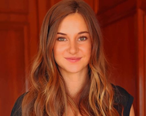 Hollywood Actress Shailene Woodley paint by numbers