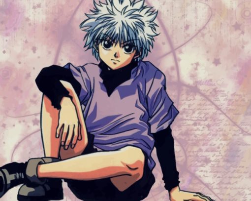 Killua Zoldyck Hunter X Hunter paint by numbers