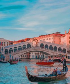 Rialto Bridge Italy paint by numbers