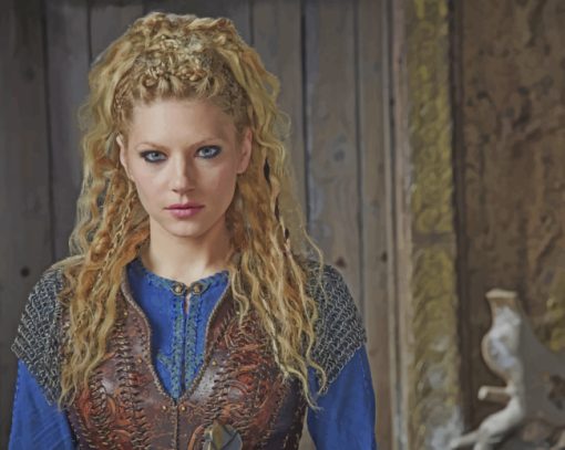 Lagertha Vikings Queen paint by numbers