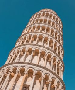 Leaning Tower Of Pisa Italy paint by numbers