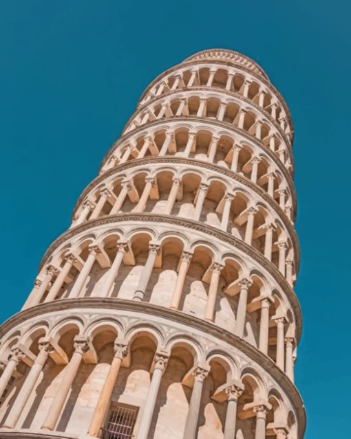 Leaning Tower Of Pisa Italy paint by numbers