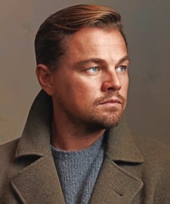 Actor Leonardo DiCaprio paint by numbers