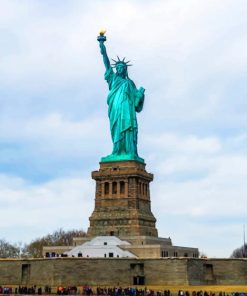 Liberty Island National Park In New York City paint by numbers