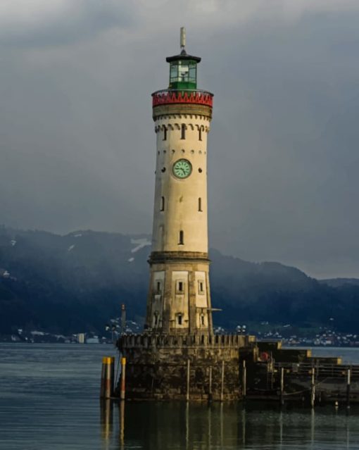 Lindau Lighthouse Paint By Numbers