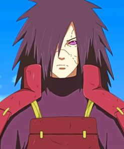 Madara Uchiha Anime Character paint by numbers